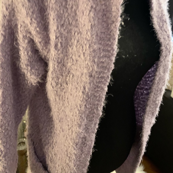 Lavender eyelash knit cardigan S M & L - Picture 5 of 9